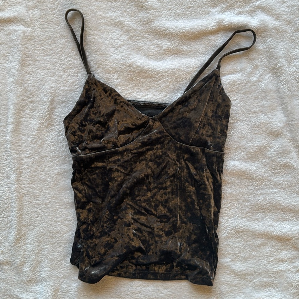 Velvet tank top
